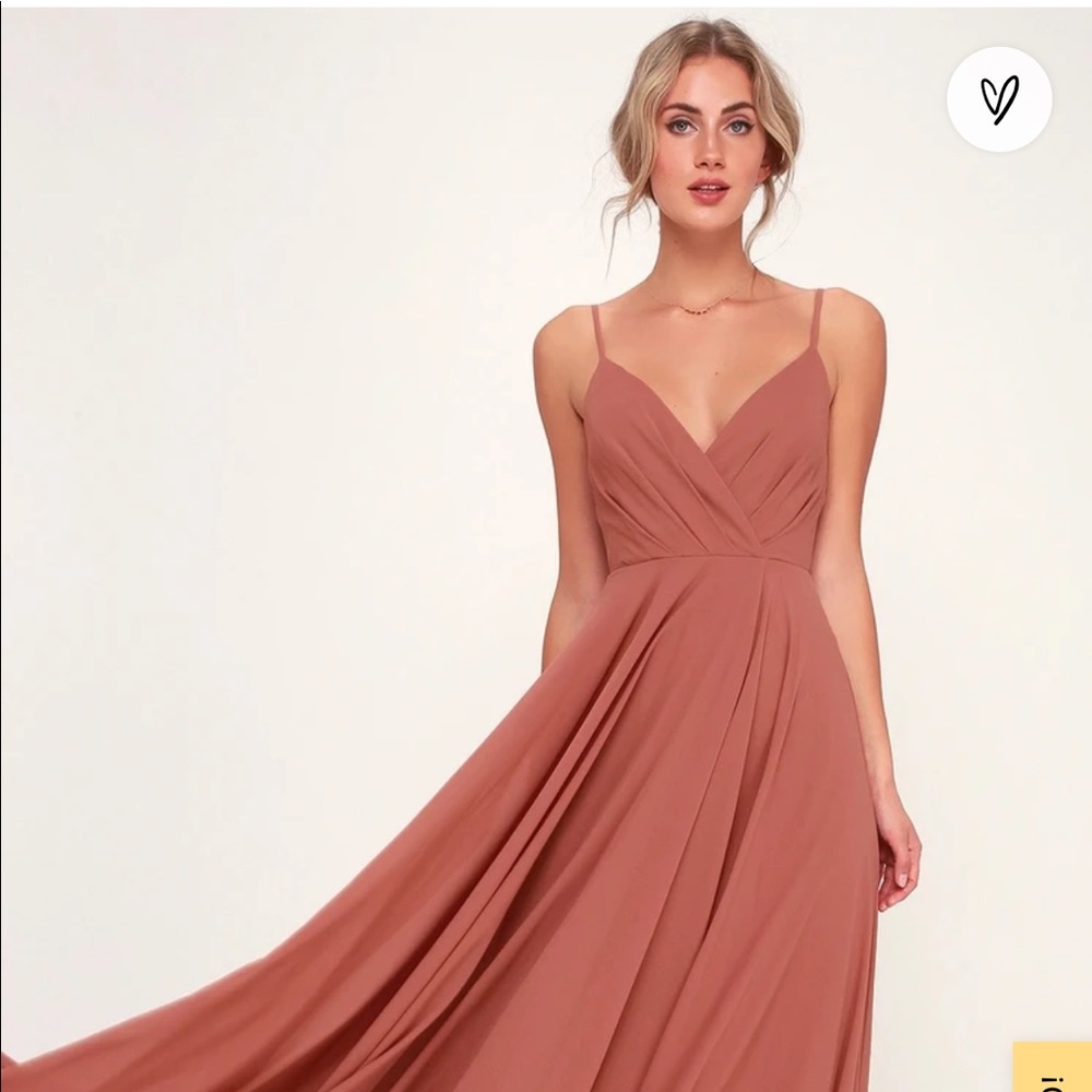 lulus | all about love dress | dusty rose